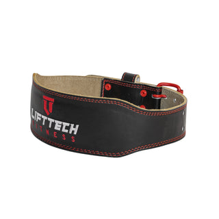 4" MENS PADDED LEATHER BELT